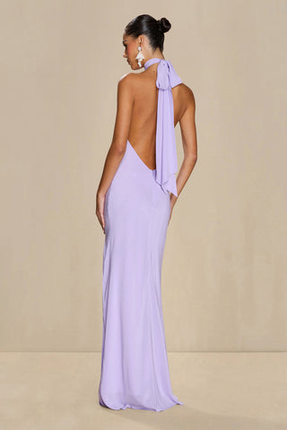 Sonya Yasmine Silk Dress - Lilac