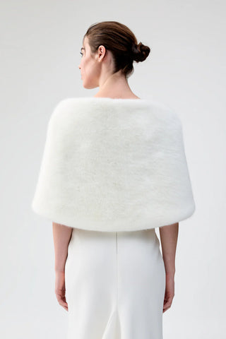 Unreal Fur Yasmin Wrap - Blanc