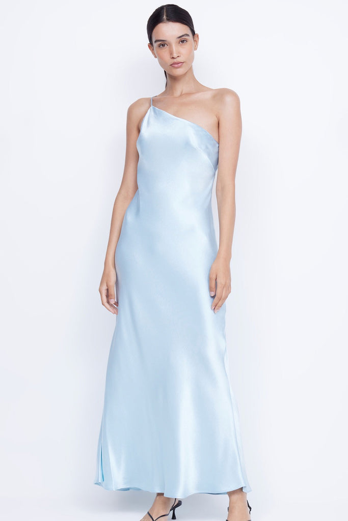 Bec Bridge Margaux Asym Dress Dolphin Blue Dress Hire AU