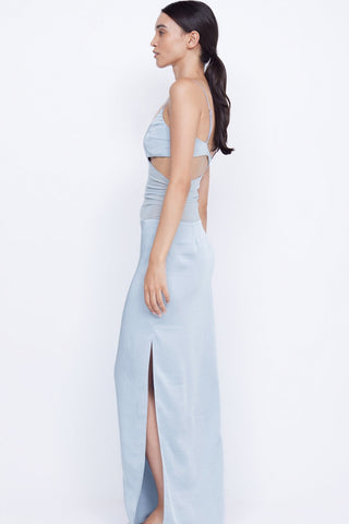 Bec & Bridge Mari Lou Asym Dress - Dove Blue