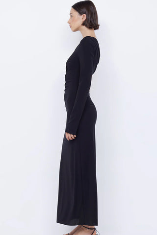 Bec & Bridge Nabila Asym Midi Dress - Black