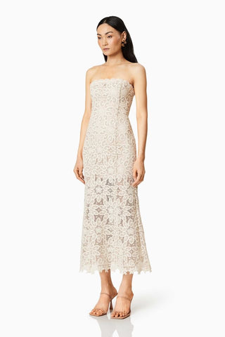 Elliatt Dreamer Dress - Ivory/Taupe