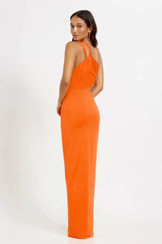 Lexi Sandro Dress - Tangerine