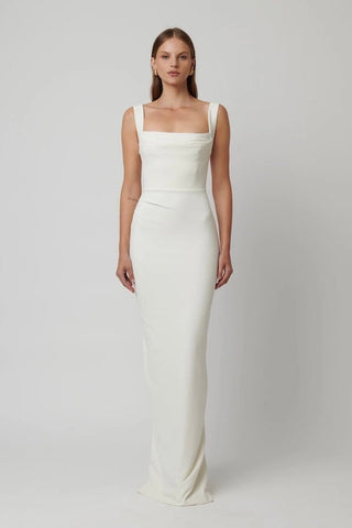 Effie Kats Marbella Gown - White