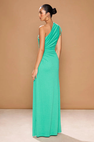 Sonya Nour Knit Maxi Dress - Turquoise