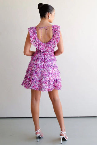 Talulah Petula Mini Dress - Pink Print