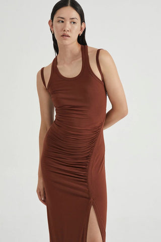 Third Form Push Pull Tank Dress - Cinnamon