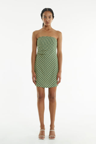 Third Form Retrospect Tuck Strapless Mini - Cubism