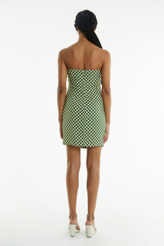 Third Form Retrospect Tuck Strapless Mini - Cubism