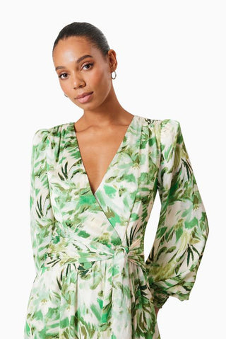 Elliatt Georgia Maxi Dress - Green Multi