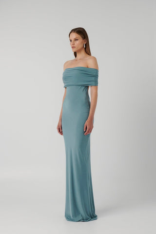 Effie Kats Viela Gown - Eucalyptus