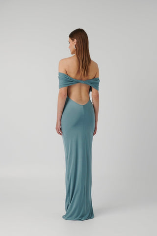 Effie Kats Viela Gown - Eucalyptus