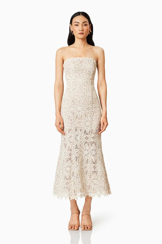 Elliatt Dreamer Dress - Ivory/Taupe