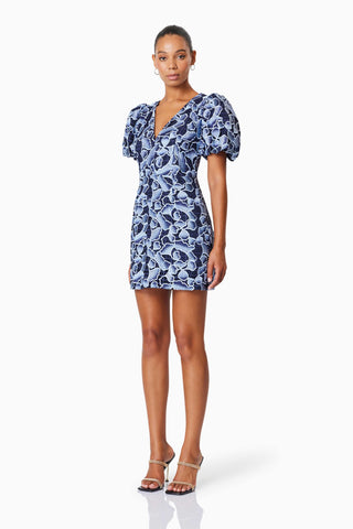 Elliatt Mila Mini Dress - Navy Multi