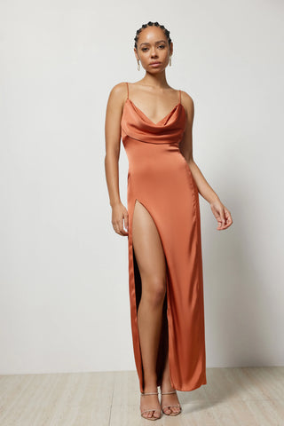 Lexi Mila Dress - Rust