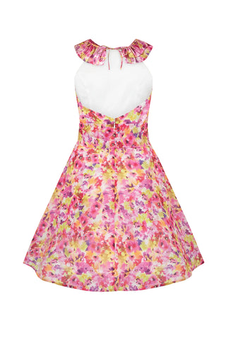 Talulah Angelita Mini Dress - Pink/Yellow Print