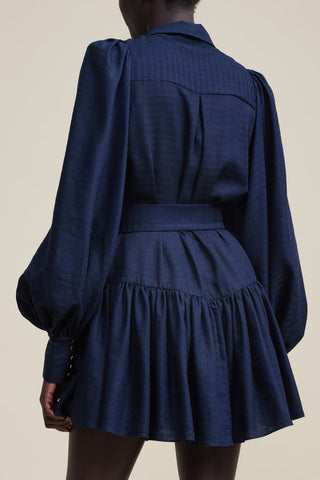 Acler Sherwood Dress - Navy