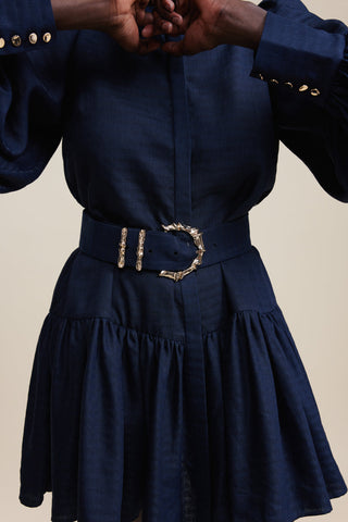 Acler Sherwood Dress - Navy