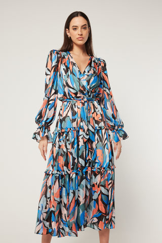 Elliatt Vista Maxi Dress - Dark Multi