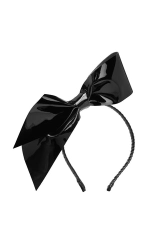 Heather McDowall Ally Bow - Patent Black