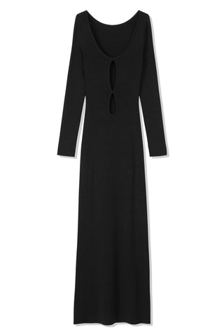 Sir the Label Petit Palace Midi Dress - Black