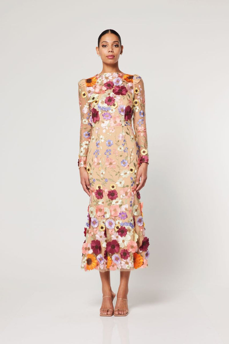 Elliatt Shannon Dress - Multi – Dress Hire AU